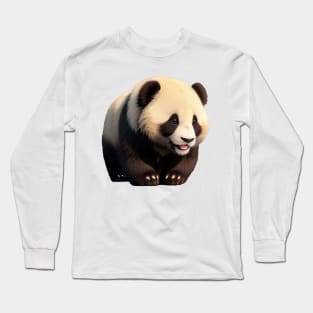 Just a Smily Baby Panda 4 Long Sleeve T-Shirt